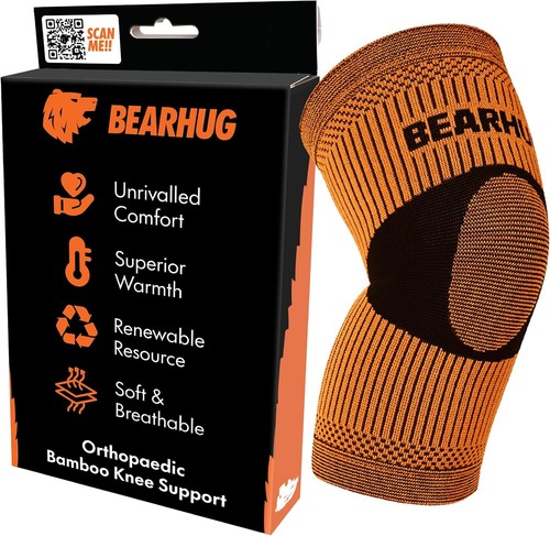 Bamboo knee support - bamboo, sleeve