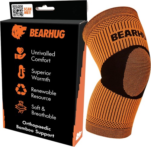 Bamboo knee support sleeve - knee,