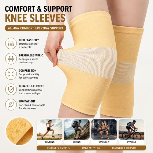 Pcs knee support bamboo - support,