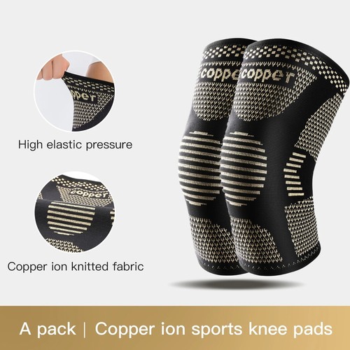 Copper knee support brace - copper,