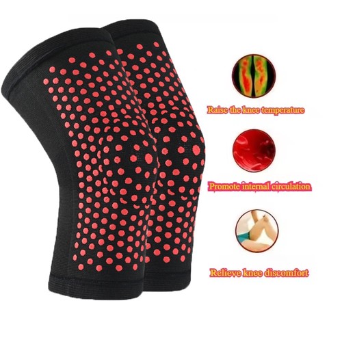 Self heating knee support - self,